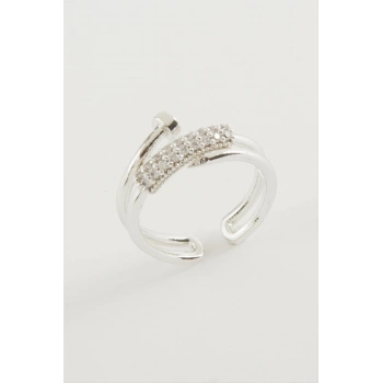 ÇOK SATAN Çivi Zirkon Taşlı Yüzük