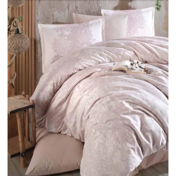 ÇOK SATAN Clasy Ranforce Nevresim Takımı Çift Kişilik Ramina V1 Bej