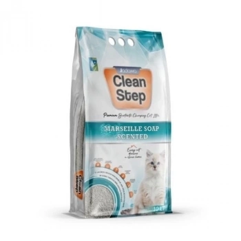 ÇOK SATAN Clean Step  Aktif Karbonlu Marsilla Kokulu İnce Taneli Topaklanan Bentonit Kedi Kumu 10 Lt
