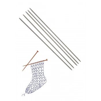 ÇOK SATAN Çorap Şiş Metalize 20 cm 3,5 Numara