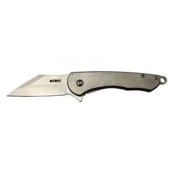 ÇOK SATAN Crkt Jettison 6820 WY Beyaz Kamp / Outdoor Çakı 18,5cm - Yarı Otomatik, Kemerlikli, Kutulu