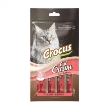 ÇOK SATAN Crocus Somonlu Sıvı Kedi Ödül Maması 15 Gr 4 Adet