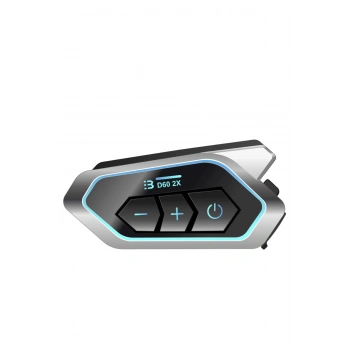 ÇOK SATAN D60 2x Motosiklet Kask Kulaklığı Bluetooth Intercom Rgb Işıklı 2 Intercom Bağlantılı
