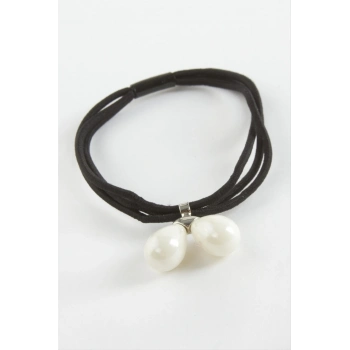 ÇOK SATAN Damla Sallantılı İnci Lastikli Toka