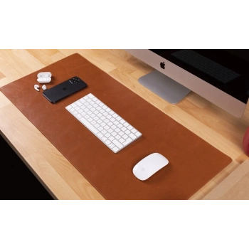 ÇOK SATAN Deri Masa Matı 80*37cm RST2 Taba