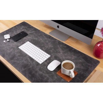 ÇOK SATAN Deri Masa Matı 91*48cm VS4EF Gri