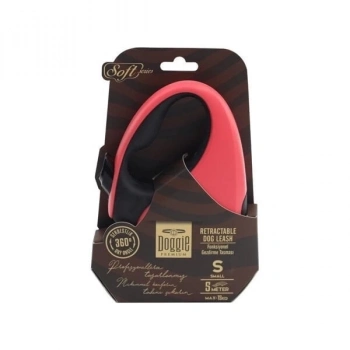 ÇOK SATAN Doggie Soft Otomatik Köpek Uzatma Tasması Small Pembe 15 Kg 5 Mt