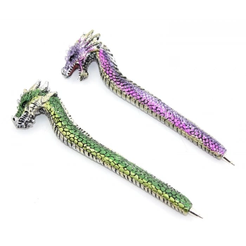 ÇOK SATAN Dragonlu Polyester Tükenmez Kalem