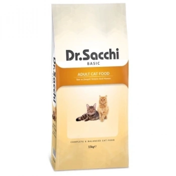 ÇOK SATAN Dr.Sacchi Basic Chicken Tavuklu Yetişkin Kedi Maması 15 Kg