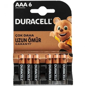ÇOK SATAN Duracell Basic İnce Aaa Kalem Pil 6lı
