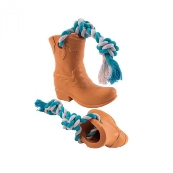 ÇOK SATAN Eastland İpli Tpr Bot Köpek Çiğneme Oyuncağı 12.5 Cm