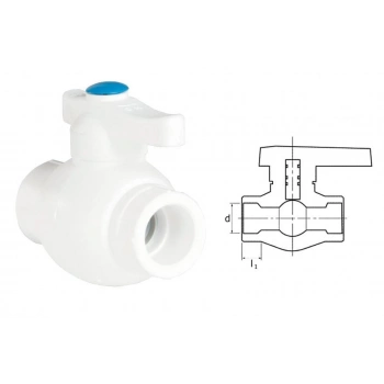 ÇOK SATAN Ege Yıldız PPRC 40 mm Küresel Vana Gri