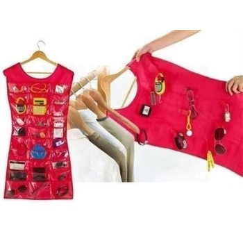 ÇOK SATAN Elbise Şeklinde Takı Organizeri - Pembe