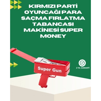 ÇOK SATAN Elektrikli Money Gun Oyuncak Parti Tabancası