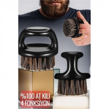 ÇOK SATAN Engithalat At Kılı Sakal Tarama Tıraş Temizlik Fırçası Absolute Professional