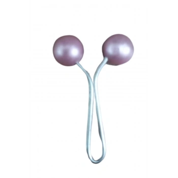 ÇOK SATAN Eşarp Klipsi Top Model Düz Pembe 1 Adet