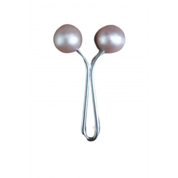 ÇOK SATAN Eşarp Klipsi Top Model Düz Somon 1 Adet