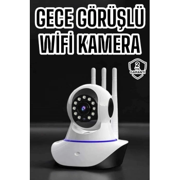 ÇOK SATAN Ev Kamerası Wifi Kamerası Video Kayıt Çift Yönlü Hareket Sensörü Bebek