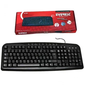 ÇOK SATAN Everest Kb-517u Siyah Usb Kablolu Standart F Klavye