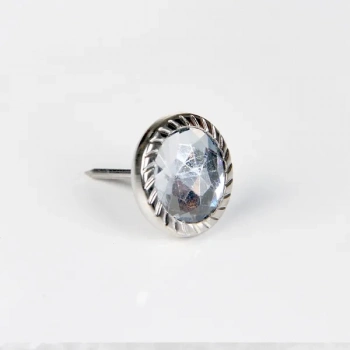 ÇOK SATAN Febko Dekoratif Parlak Taşlı Kabara Raptiye 17 mm - 500 adet