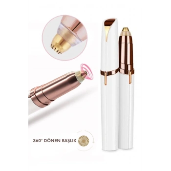 ÇOK SATAN Flawlbss Kaş Ve Bıyık Yüz Tüy Alma Cihazı Epilatör Epilasyon Traş Makinesi Pilli