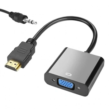 ÇOK SATAN Fully G-537l Hdmı To Vga Çevirici Adaptör Ses Çıkışlı