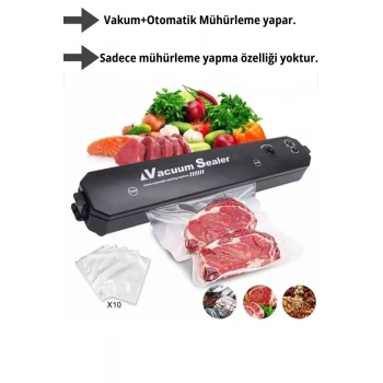 ÇOK SATAN Gıda Vakum Ve Mühürleme Makinesi- Yiyecek Tazeliği Koruma Ev Ve Restoran İçin
