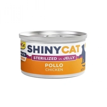 ÇOK SATAN Gimcat Shinycat Jöle İçinde Tavuklu Kısırlaştırılmış Konserve Kedi Maması 70 Gr