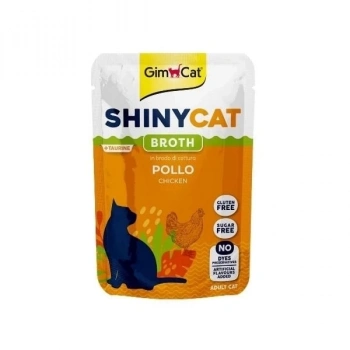 ÇOK SATAN Gimcat Shinycat Sos İçinde Tavuklu Pouch Yetişkin Konserve Kedi Maması 70 Gr