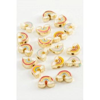 ÇOK SATAN Gökkuşağı Mineli Bileklik ve Kolye Ucu Aparatı 1 Adet