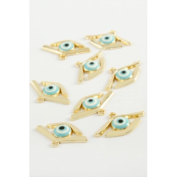 ÇOK SATAN Göz Tek Kulplu Mineli Bileklik ve Kolye Ucu Aparatı 1 Adet