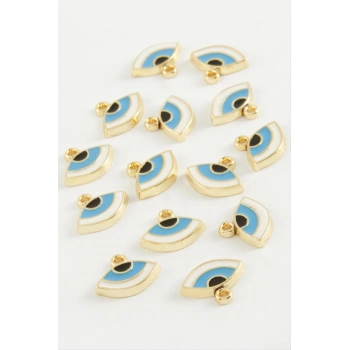 ÇOK SATAN Göz Tek Kulplu Mineli Bileklik ve Kolye Ucu Aparatı 1 Adet