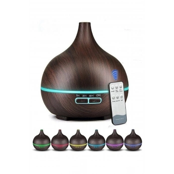 ÇOK SATAN Hava Nemlendirici 7 Led Işıklı Aromatik Oda Kokusu 550 Ml Kahve Aroma Difüzörü Buhar Makinası