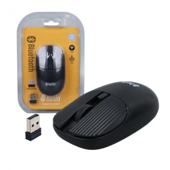 ÇOK SATAN Hello Hl-21808 Siyah 1000 Dpı 2.4ghz Kablosuz Bluetooth Mouse