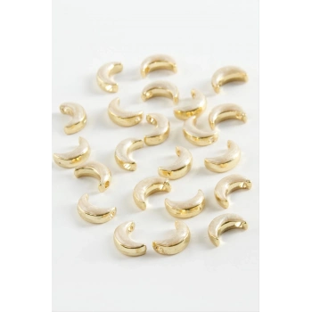 ÇOK SATAN Hilal Tek Kulp Mineli Bileklik ve Kolye Ucu Aparatı 1 Adet