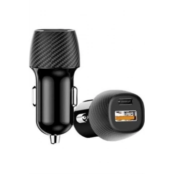 ÇOK SATAN Hızlı Oto Şarj Cihazı 38W Çift Girişli HIzlı Şarj Oto Çakmaklık Type-C