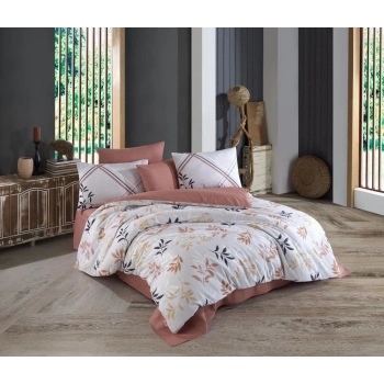 ÇOK SATAN Hobby Çift Kişilik Ranforce Nevresim Takımı Belen Kahve