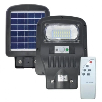 ÇOK SATAN Horoz 50w Siyah Led Solar Güneş Enerjili Lamba Sokak Armatür Beyaz Işık