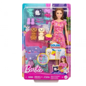 ÇOK SATAN HXN01 Barbie ve Köpekçikleri Pijama Partisi