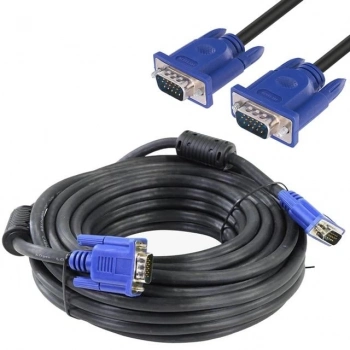 ÇOK SATAN Hytech Ht-vga15 15 Pin Erkek/erkek 15 Metre Vga Görüntü Aktarma Kablosu