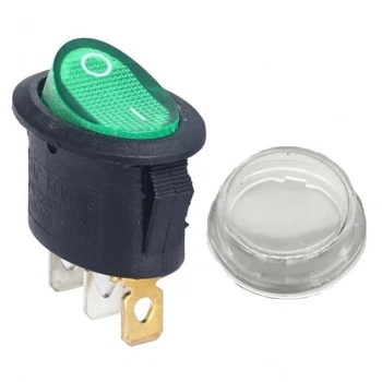 ÇOK SATAN Ic-134a Yuvarlak Işıklı Su Geçirmez Kılıflı 3p On-off Anahtar