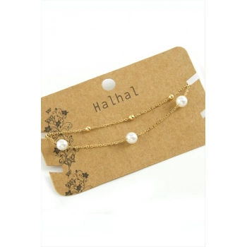 ÇOK SATAN İnci Lüks Çelik Halhal