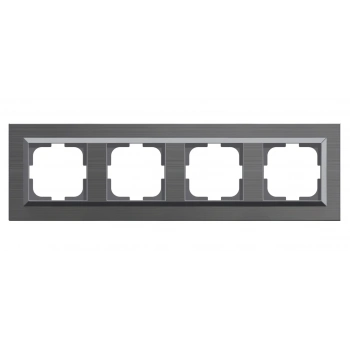 ÇOK SATAN İnox Dörtlü Çerçeve Quantum - Priz ve Anahtar İçin Uyumlu Çerçeve
