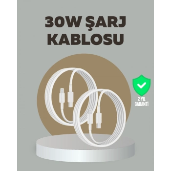 ÇOK SATAN iPhone iPad Airpods Uyumlu 30W Type-C to Lightning Kablo