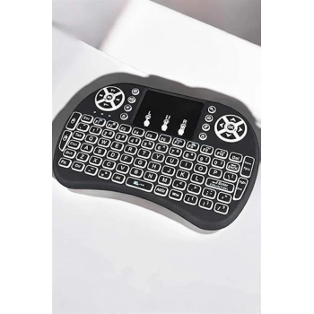 ÇOK SATAN Işıklı Kablosuz Mini Q Klavye Tüm Cihazlara Uyumlu