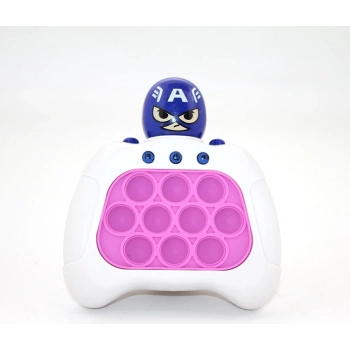 ÇOK SATAN Işıklı Müzikli Pop-ıt Captain America Tasarımlı