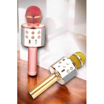 ÇOK SATAN Kablosuz Bluetooth Karaoke Mikrofon USB ve AUX Girişli, Yüksek Ses Kalitesi