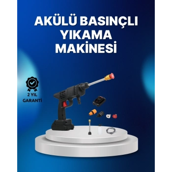 ÇOK SATAN Kablosuz Taşınabilir Basınçlı Yıkama Tabancası Köpük Şişeli