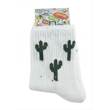 ÇOK SATAN Kaktüs Kolej Çorap 8*28