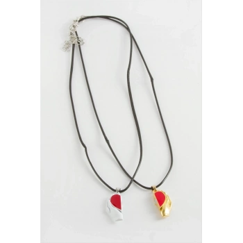 ÇOK SATAN Kalp Arkadaşlık Kolyesi (Çift Kolye)